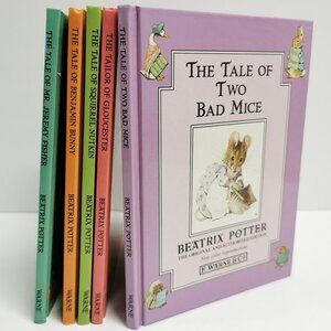 Beatrix Potter Set of 5 Books Small Illustrated Kids Stories Peter Rabbit